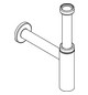 hansgrohe Designsiphon Flowstar S G 1 1/4, brushed nickel