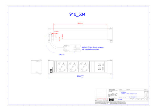 Bachmann Power Frame M 3xP40     916.534 