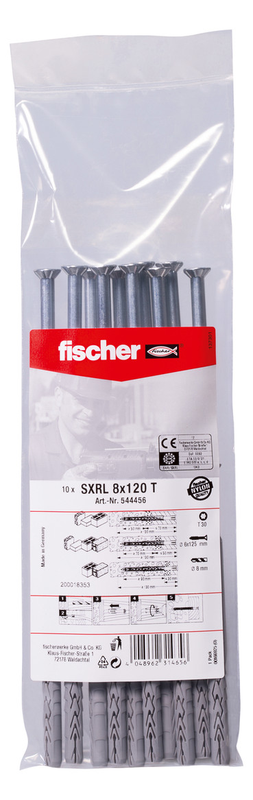 Bild Langschaftdübel SXRL 8x120 T B - fischer-1