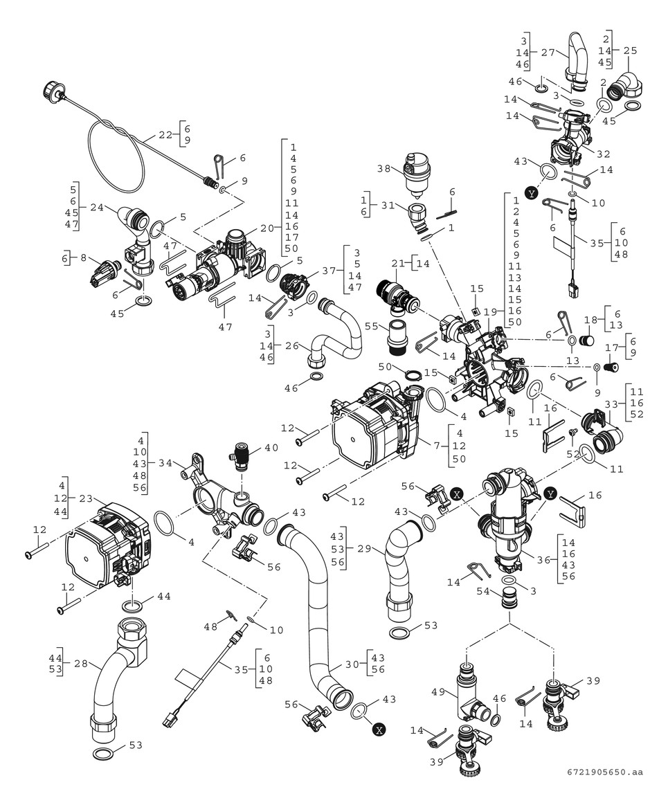 BOSCH Hybridsystem 5800i G Compress CSH5800iG 15 P 23, Erdgas, mit Touch-Bedienfeld