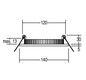 LED-Panel 0x0mm 10W 3000K 700lm ws Konv IP20 Ø140x5mm