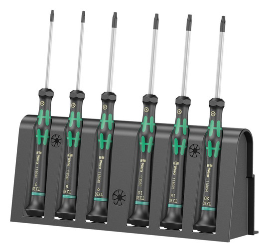 Wera-Elektroniker-Schraubendreher-Satz 2067/6 - 6xTorx BO