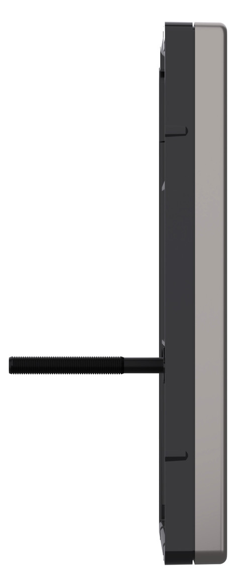 Zentralplatte TAE 3f System Design ni Schraubbef m.Beschr.Feld