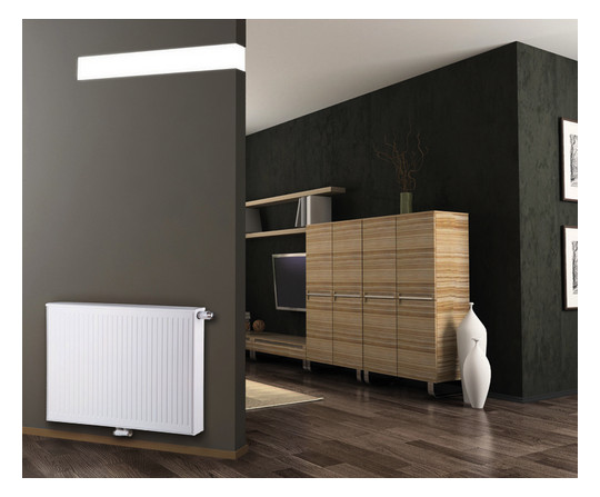 HM Mittelanschluss-Ventilheizkörper Typ 33 Centara BH 500 mm, BL 700 mm, weiß