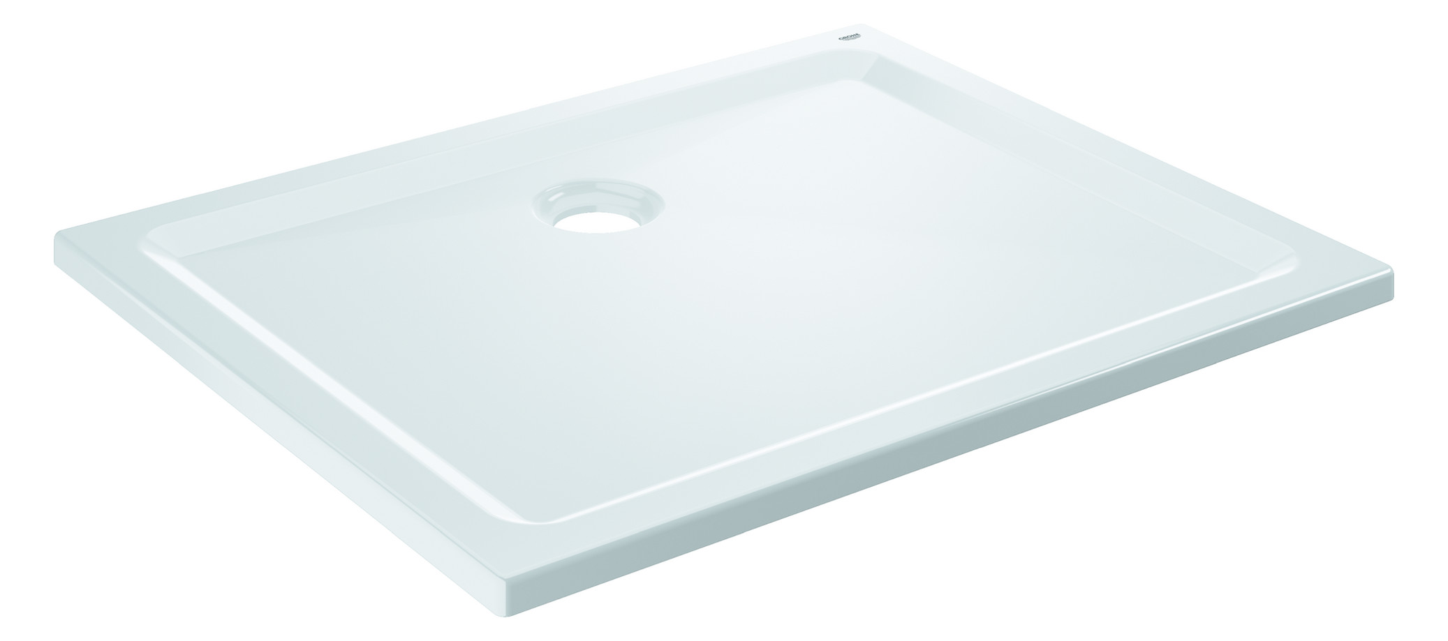 GROHE Duschwanne Universal 80 x 100 x 3 cm, Acryl, alpinweiß