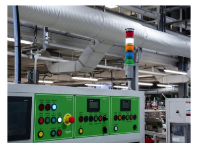 Leuchtmelder komplett 1f LED UC rnd hoch Ø22mm gn IP66