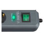 Steckdosenleiste 6f anth Eco-Line 45° m.Ein/Aus 5m IP20 Überspannungss 1,5qmm