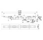 Dallmer Duschrinne CeraLine Plan F Duo 2000, L1 2000/L2 2100/L3 800 mm, DN 50
