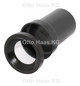 HAAS PE-Wand-WC-Anschlussstutzen DN 90/110, 180 mm, verschweißbar, mit Gummispüldichtung, schwarz