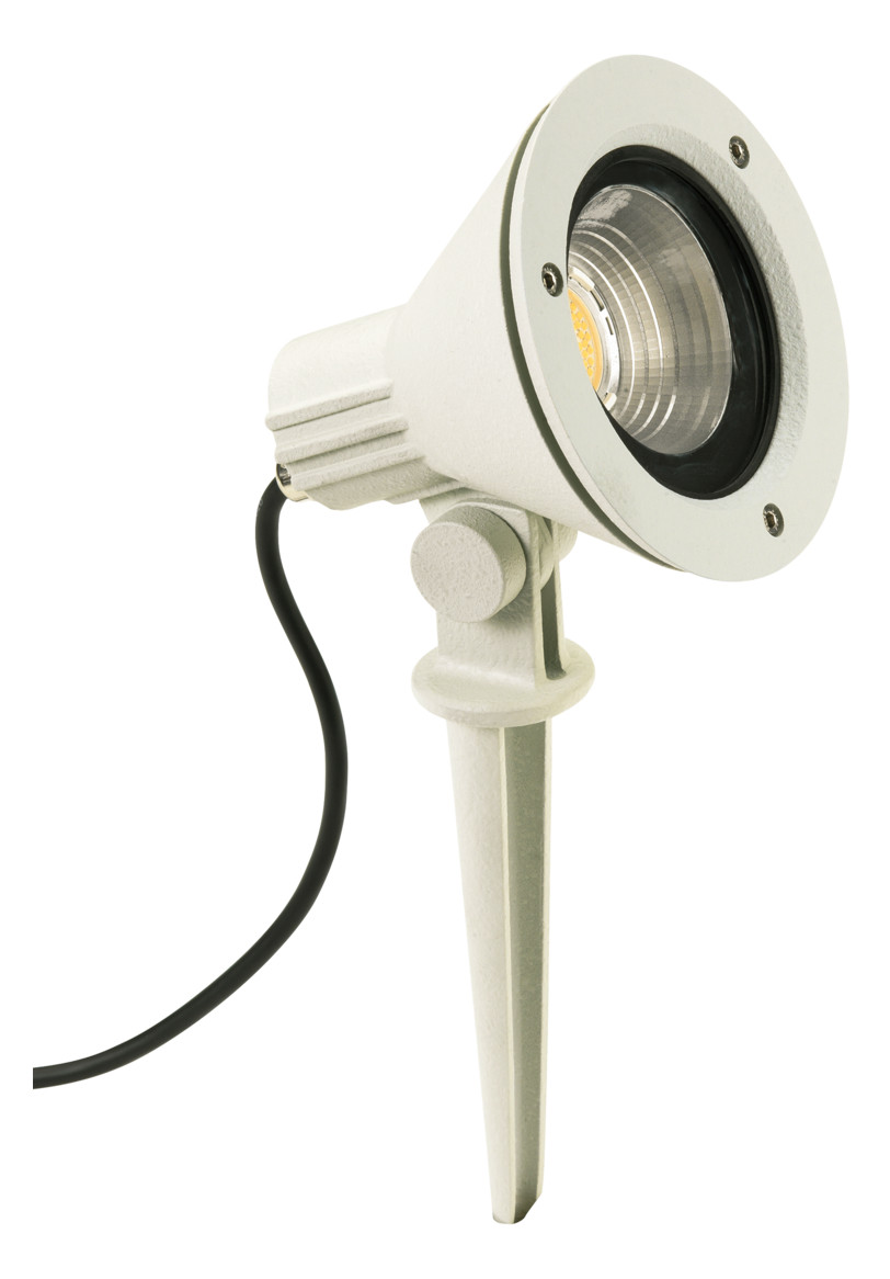 LED-Wegeleuchte 16W IP54 3000K 2240lm ws Alu 1LED Gl_tr
