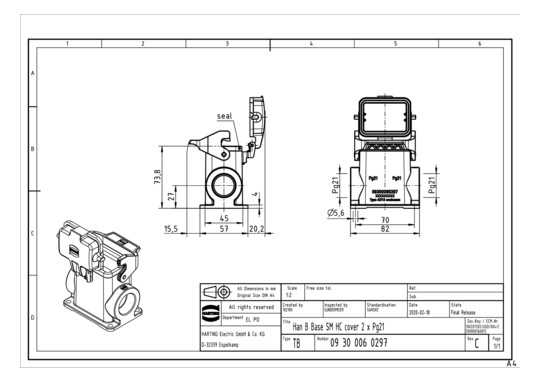 HART Sockelgehäuse           09300060297 