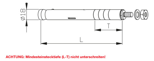 Wemefa Allzweck-Bohrkonsole RHG Nr. 682, L 160 mm, mit M8 Gewindeaufnahme