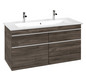 V&B Waschtisch-Unterschrank Venticello 115,3x59x50,2cm, Griff White, stone oak