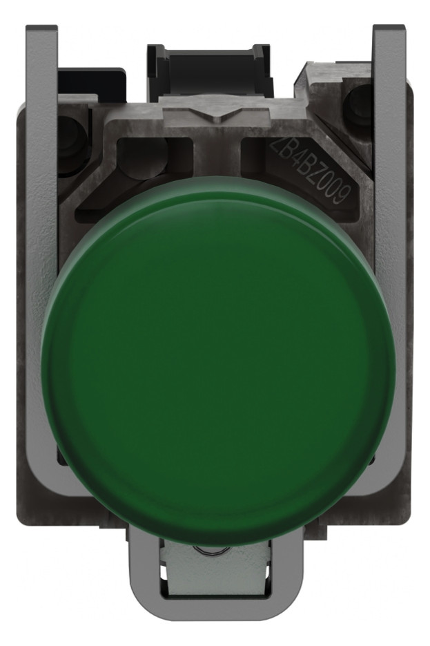 Leuchtmelder komplett 1f LED UC rnd fl Ø22,5mm gn IP65