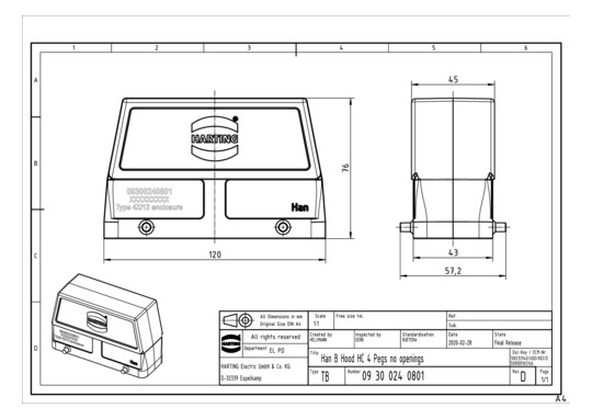 HART HAN 24B-G 09300240801   09300240801 