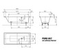 Kaldewei Badewanne PURO 657 180x80cm, Überlauf seitlich links, Standard, weiß
