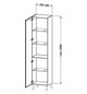 Duravit Hochschrank L-Cube individual, Tür rechts, eiche terra