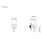 Dornbracht Fertigmontageset UP-Einhandmischer, mit Abdeckplatte d= 78mm, Bronze gebürstet