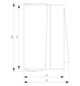Serienschalter gr glz DELTAfläche AP IP44 2f
