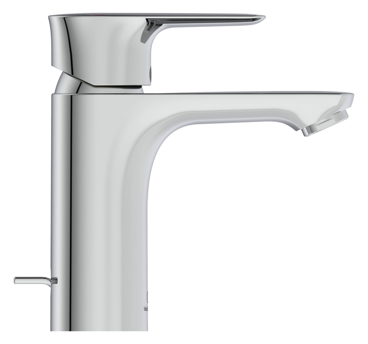 Ideal-Standard Waschtisch-Einhebelmischer Connect Air 5 l/min, Ausladung 112mm, mit Ablaufgarnitur, verchromt