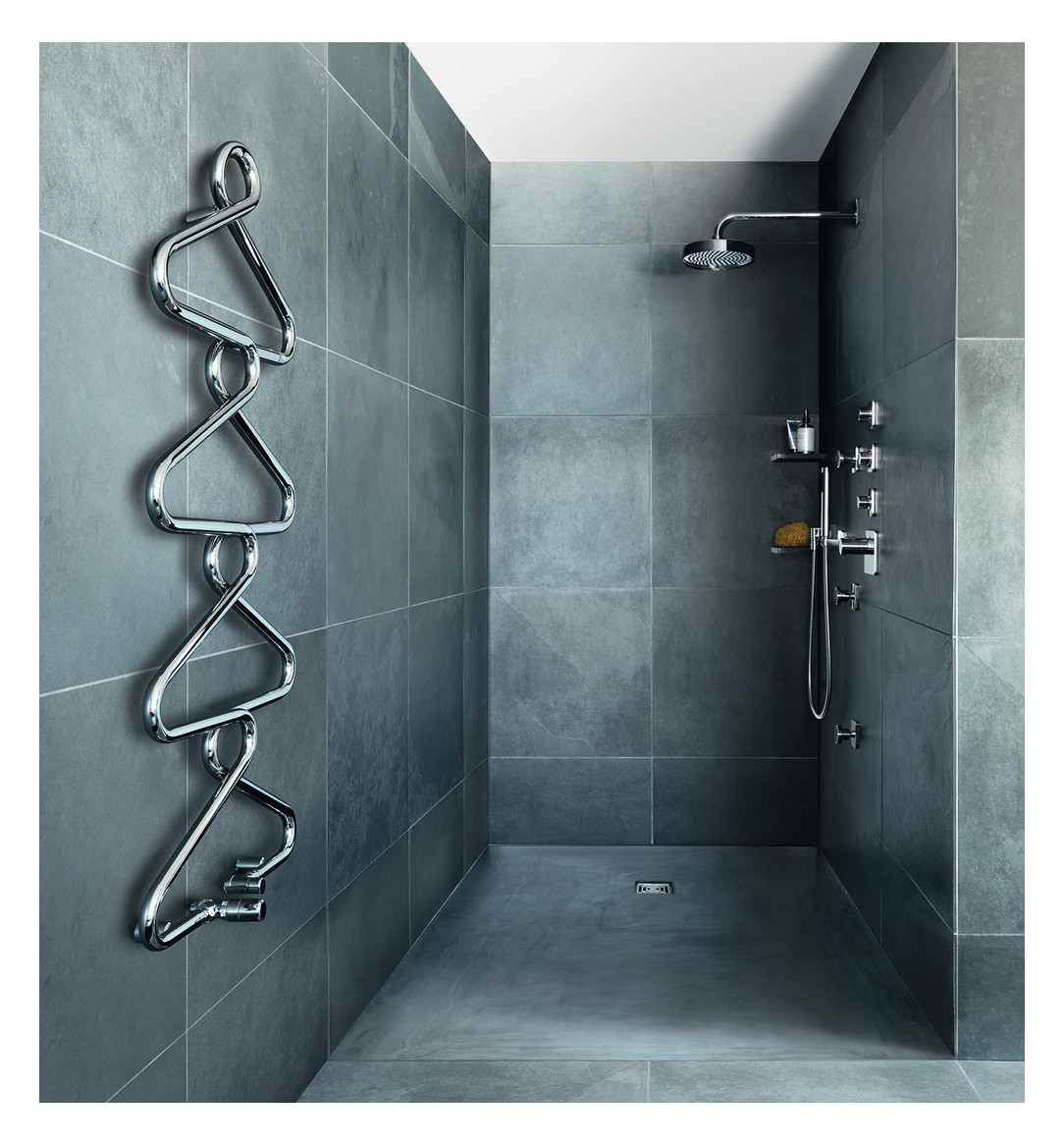 Zehnder Design-Heizkörper Archibald ARBSS120050EAZD, 1230 x 525 mm, grey Aluminium