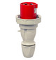 CEE-Stecker 5p 63A IP67 400V/rt 6h Schraubkl Kst Verschraubung