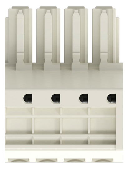 Verbindungsklemme 4p lgr Serie 831 41A 0,5-10qmm Thermopl 7,62mm Federzugans