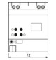 Schnittstelle DALI KNX REG 110-240V LED 4TE m.LED-Anz IP20