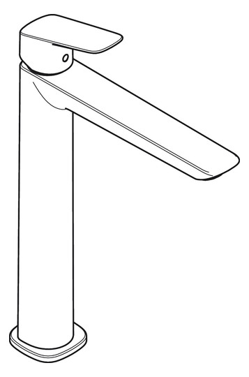 hansgrohe Waschtisch-Einhebelmischer 240 Fine Logis ohne Ablaufgarnitur, chrom