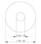 ASW Kotflügelscheibe 13,0 mm x 40 mm, Stahl verzinkt