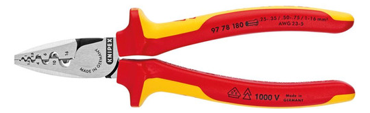 KNIPEX-VDE-Crimpzange für Aderendhülsen 9778 -...