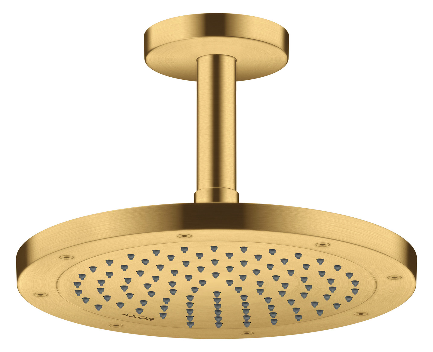 hansgrohe Deckenanschluss Axor 100mm, rund, brushed gold optic