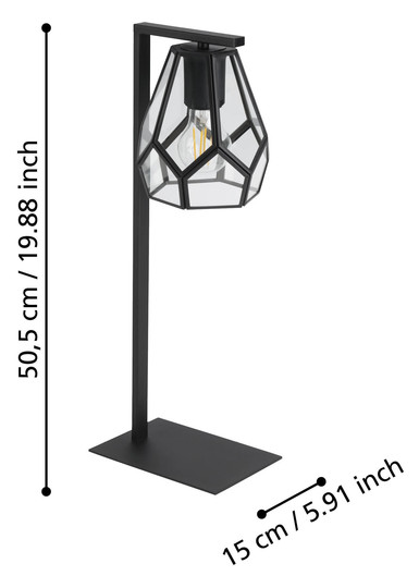 EGLO Tischleuchte/1 E27            43646 