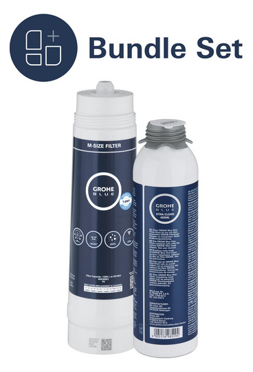 GROHE Reinigungskartusche Blue mit Sprühkopf, zur 100% Desinfektion