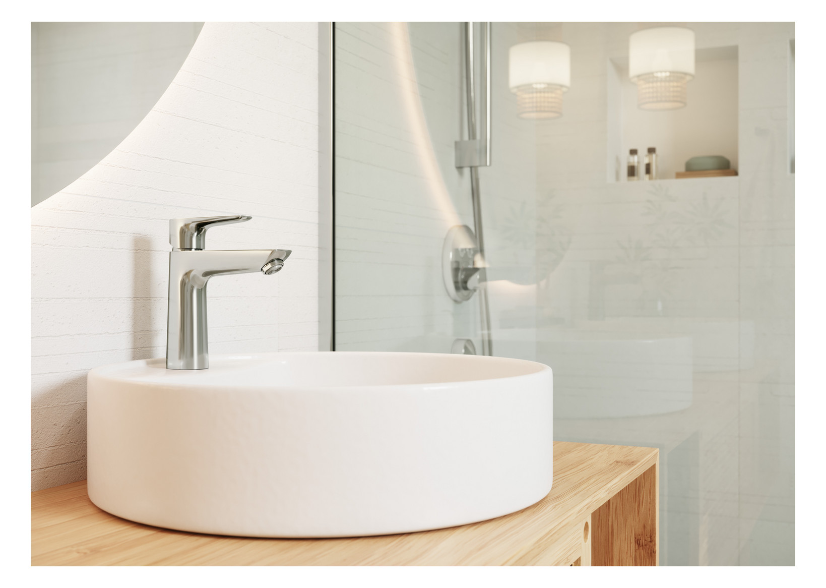 hansgrohe Fertigmontageset ShowerSelect S UP-Thermostat, 2 Verbraucher, chrom