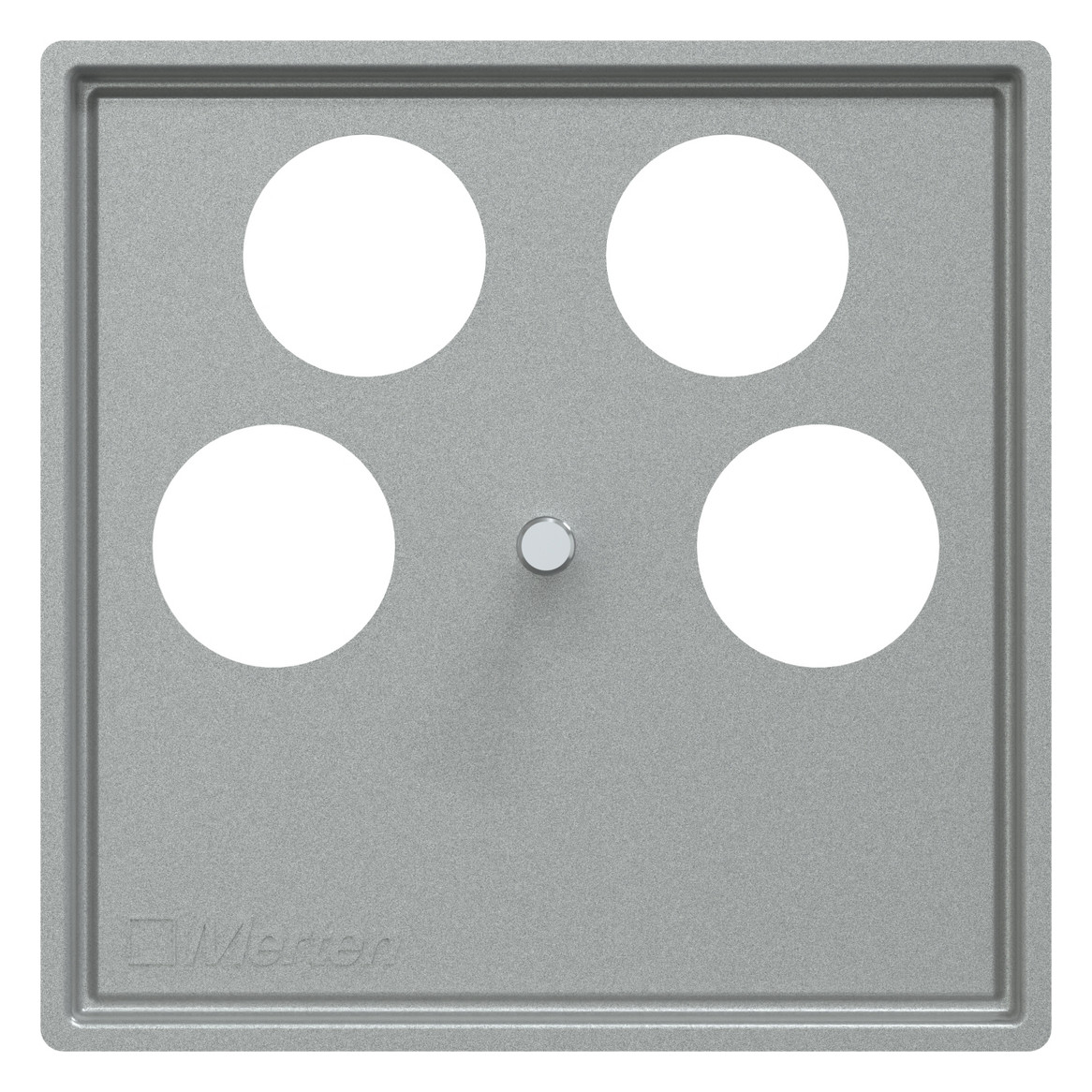 Zentralplatte Sat/TV/Radi System M alu Schraubbef 4f Zentralplatte Sat/TV/Radi System M alu Schraubbef 4f