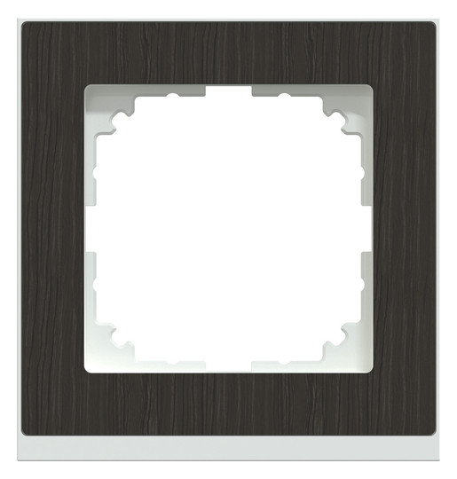 Rahmen 1f eiche/akws mt M-Pure Decor Holz f.GEB-K Unterputzmontage