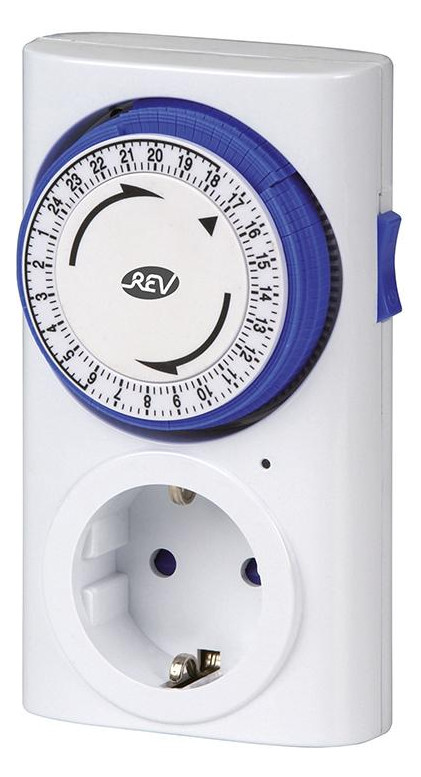 Bild Zeitschaltuhr mechanisch Tag weiss REV R EV-0