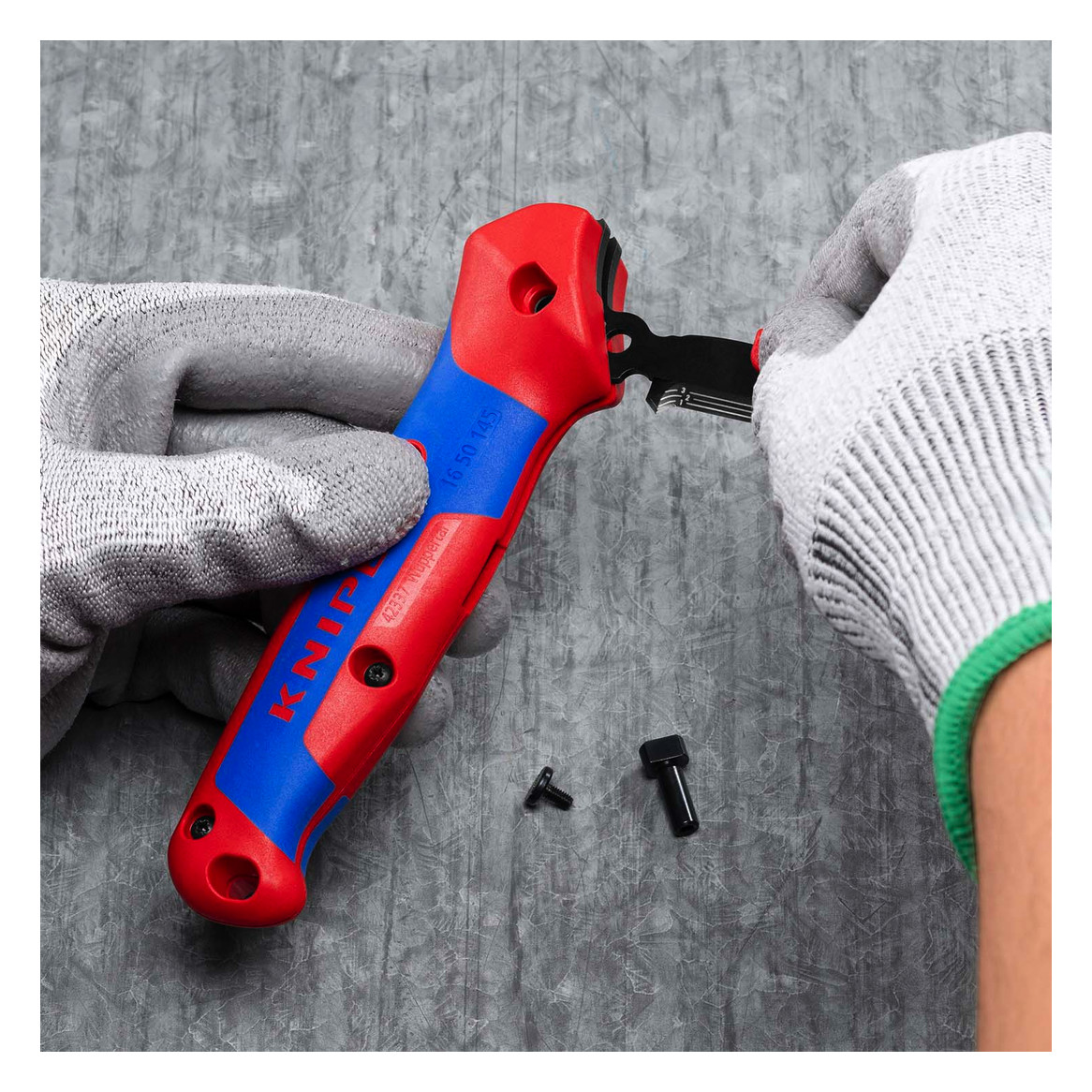 Abisolierwerkzeug Ø8-28mm Längsschn einstellb.Kerbt Kerbtiefe einst Rundschn