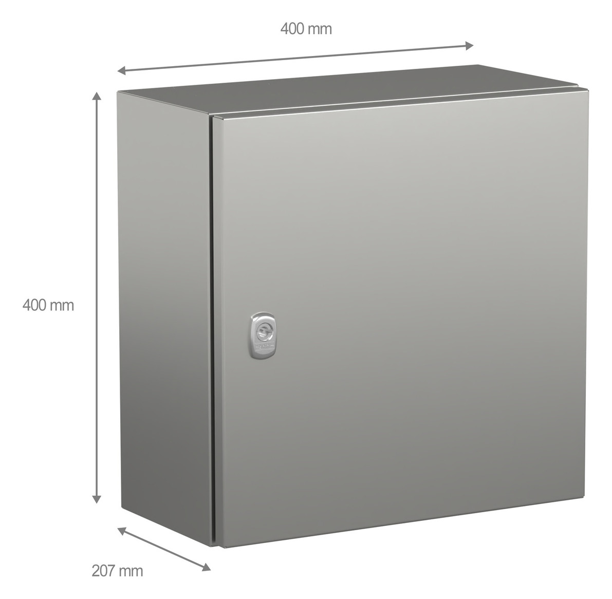 Wandschrank VA IP66 B400xH400xT200mm Scotch Brite