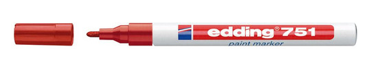 edding-Lackmarker 751, rot - 1-2mm