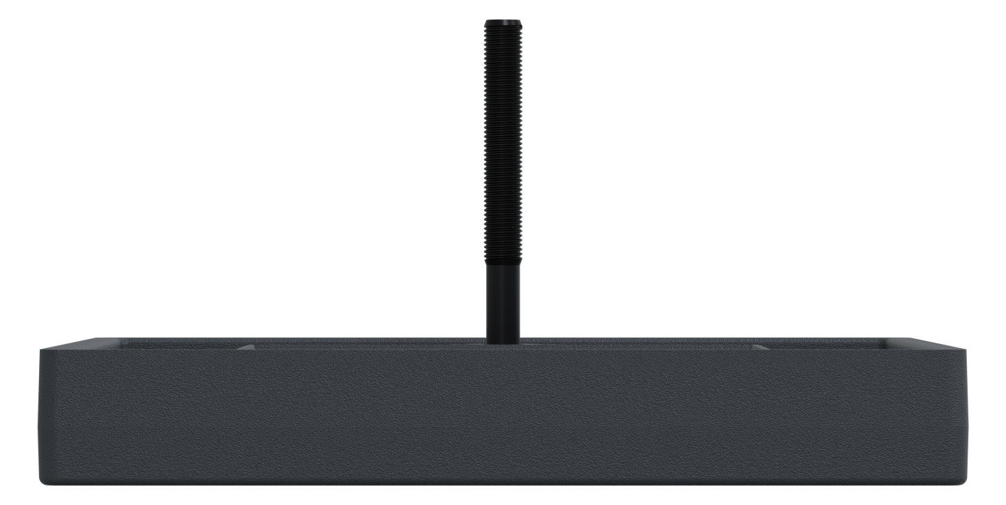 Zentralplatte TAE 2f System M anth Schraubbef