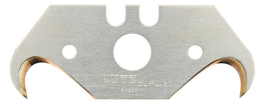 LUTZ-Hakenklinge 50,7x18,7x0,65mm, TiN-beschichtet (10...