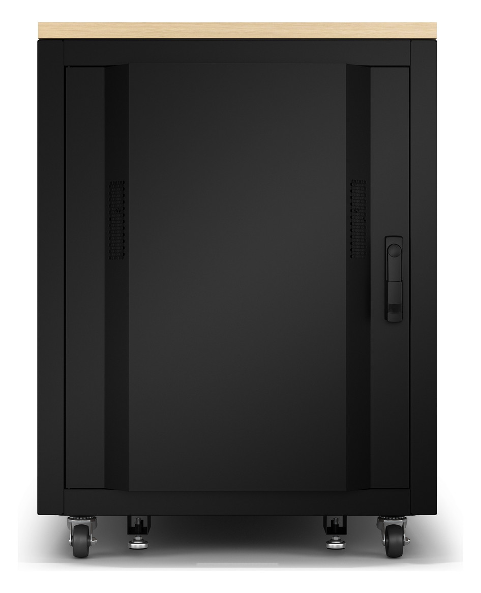 Netzwerkschrank ST 17HE IP2X pulverbesch B750xH1005xT1130,4mm m.Festrahm