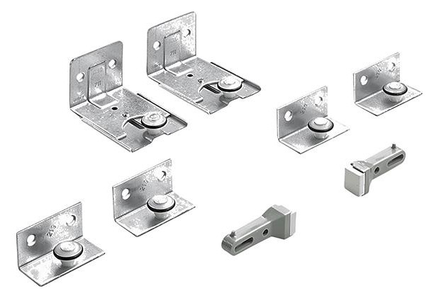 Bild MB-Türführungsset, unten, einliegend, 25kg STB 11 45080 - Hettich-1