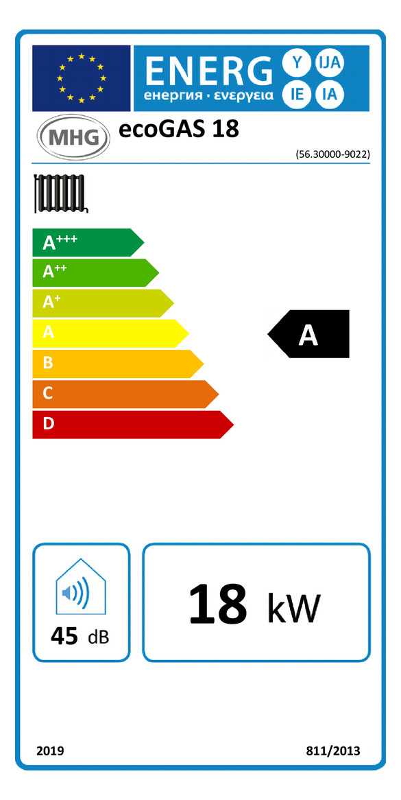 MHG Brennwert-Wandheizgerät Meisterlinie ecoGAS 18, 20 kW