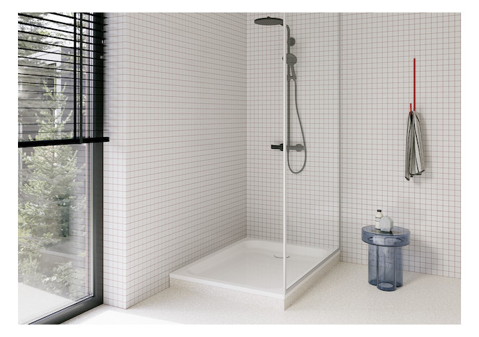 Duschwanne BetteSupra 8640 110x90x6,5cm, Antirutsch/Sense, weiß