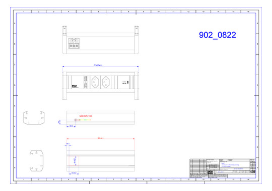 Bachmann DESK 2xCH 1xUSB C 30W  902.0822 