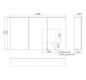 EC Lichtspiegelschrank pure 2 05408 Aufputz, 3trg. 1200 mm alu.
