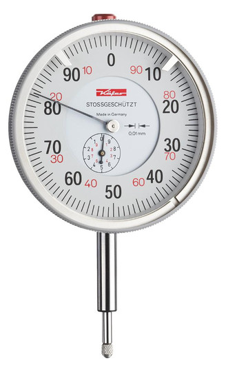 Käfer-Präzisions-Messuhr GM80T - 10 mm, 0,01...
